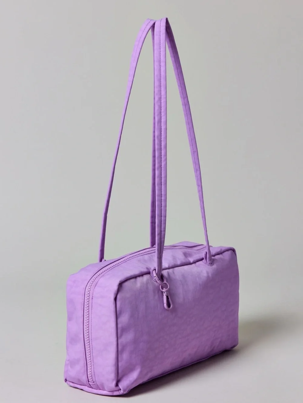 NWT BAGGU Nylon Bowler Bag Rose - Picture 4 of 13